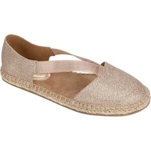Kenneth Cole Reaction How Elastic Metallic Espadrilles